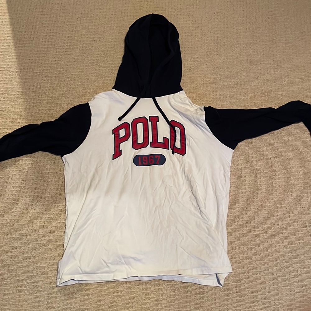 Men’s Polo brand cotton long sleeve hoodie